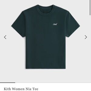 Kith Women's Deep Green Nia Tee in Medium